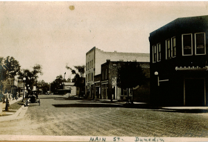 This photo was taken in 1913 shortly after Main Street was bricked.